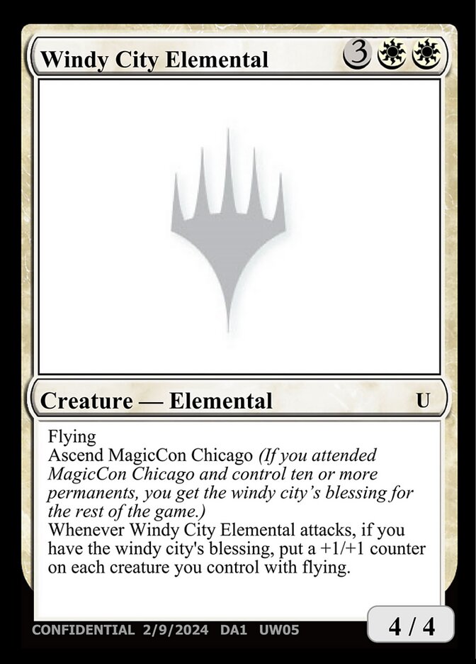 Windy City Elemental — Unknown Event (UNK) #UW05b