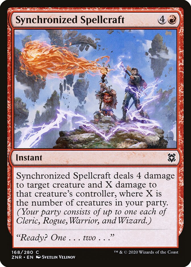 Synchronized Spellcraft — Zendikar Rising (ZNR) #168