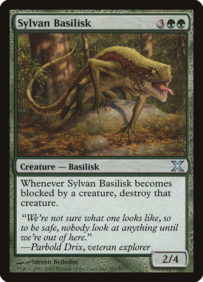 Sylvan Basilisk — Tenth Edition (10E) #301