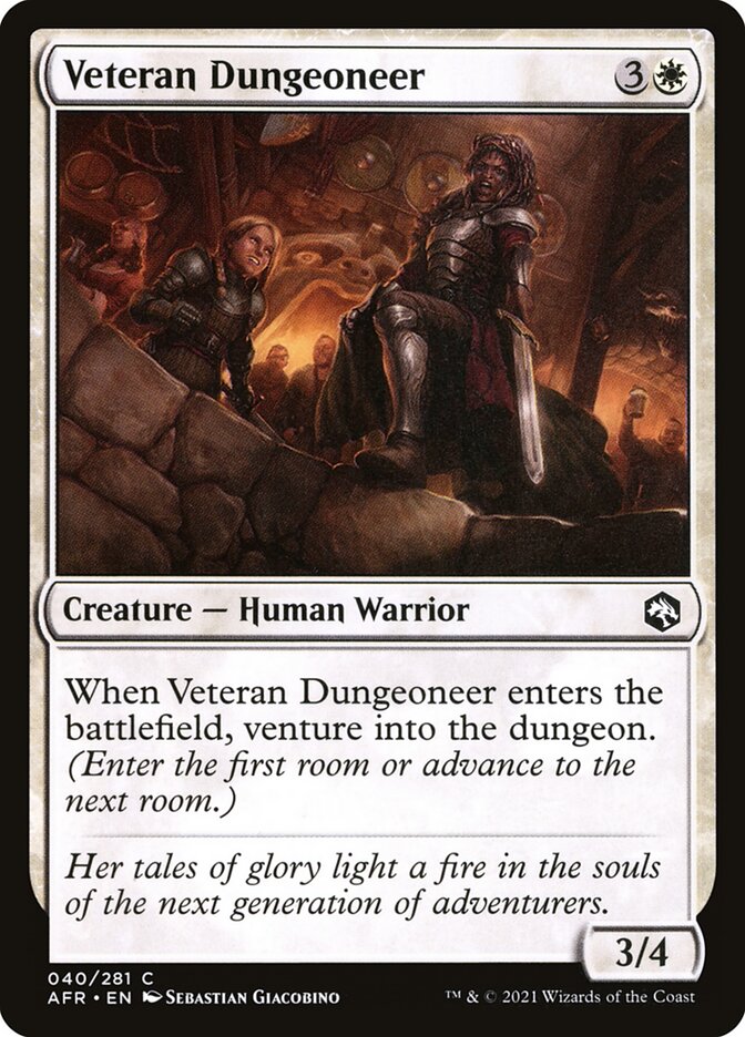 Veteran Dungeoneer — Adventures in the Forgotten Realms (AFR) #40