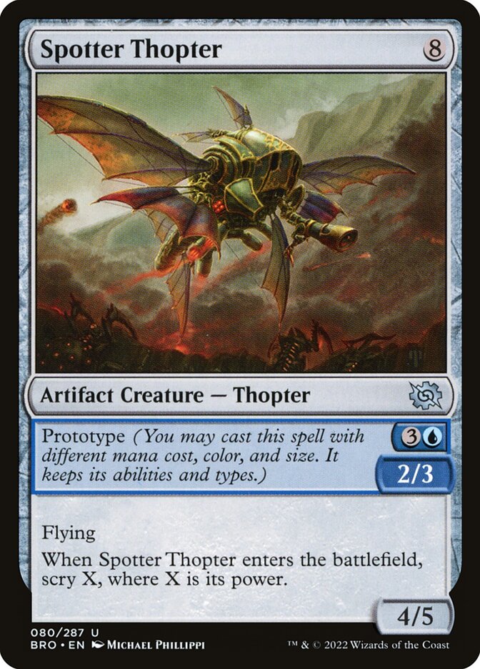 Spotter Thopter — The Brothers' War (BRO) #80