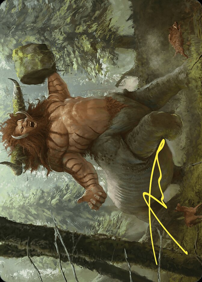 Stonehoof Chieftain // Stonehoof Chieftain — Commander Masters Art Series (ACMM) #26