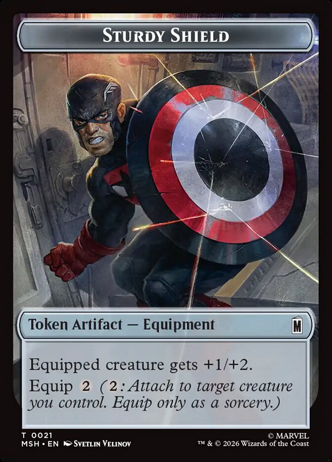 Sturdy Shield — Marvel Super Heroes Tokens (TMSH) #21