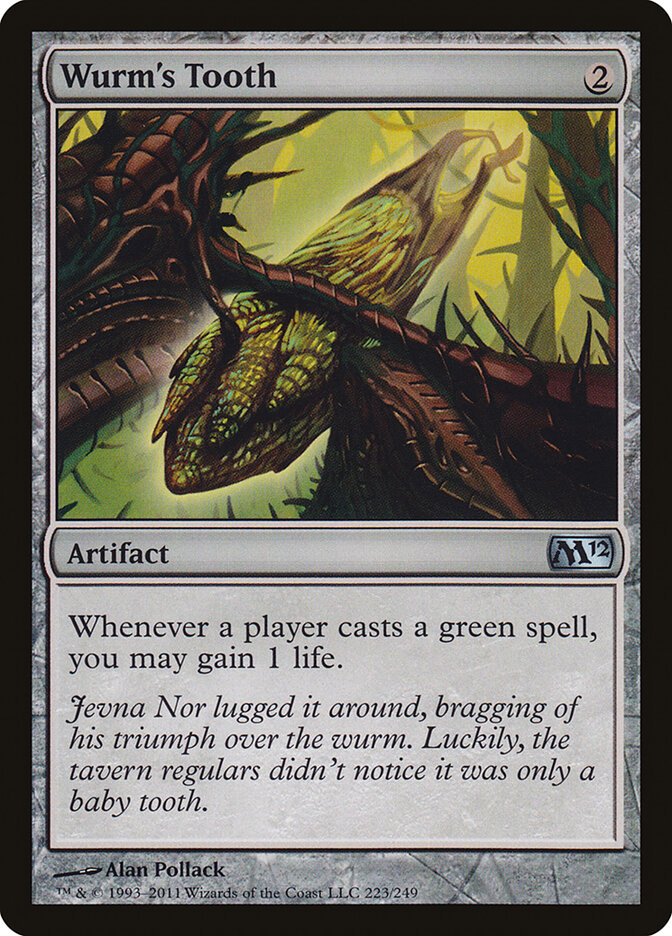 Wurm's Tooth — Magic 2012 (M12) #223