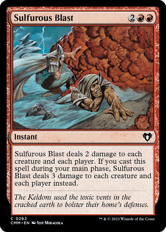 Sulfurous Blast — Commander Masters (CMM) #262