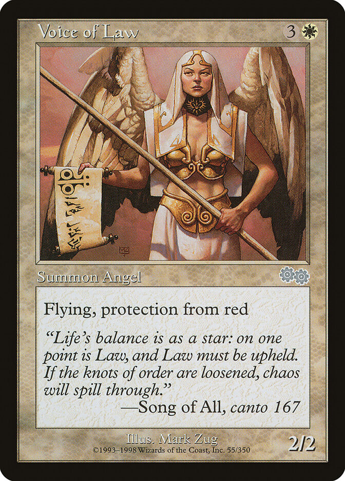 Voice of Law — Urza's Saga (USG) #55