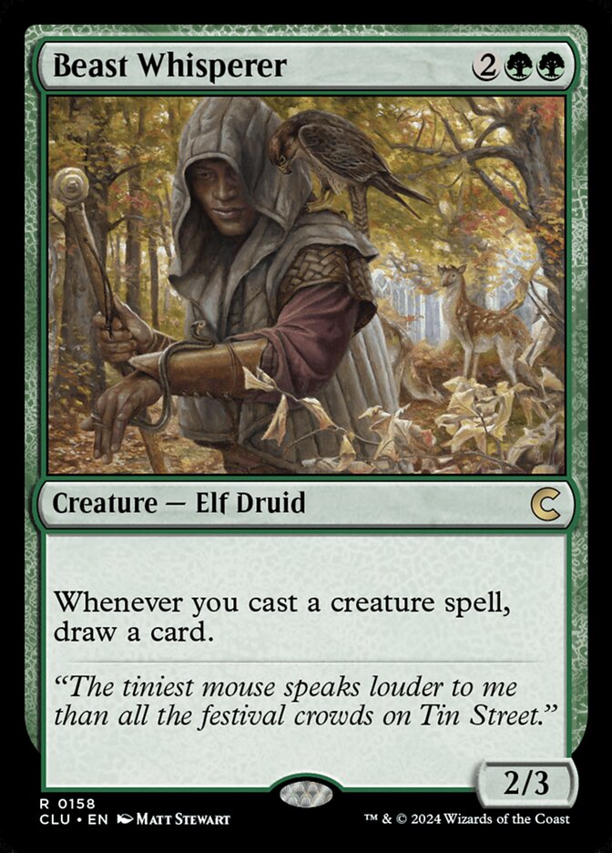 Beast Whisperer — Ravnica: Clue Edition (CLU) #158