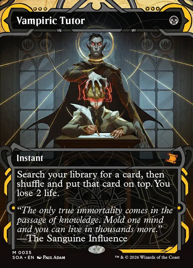 Vampiric Tutor — Secrets of Strixhaven Mystical Archive (SOA) #35