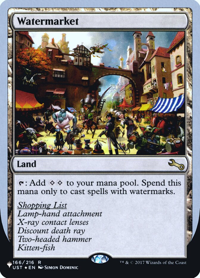 Watermarket — The List (Unfinity Foil Edition) (ULST) #62