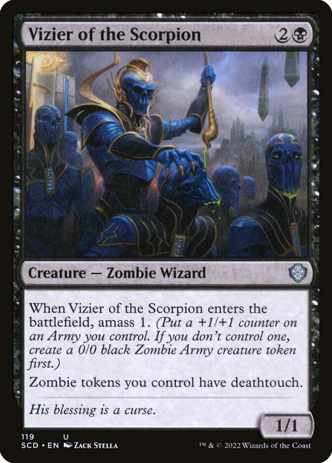 Vizier of the Scorpion — Starter Commander Decks (SCD) #119