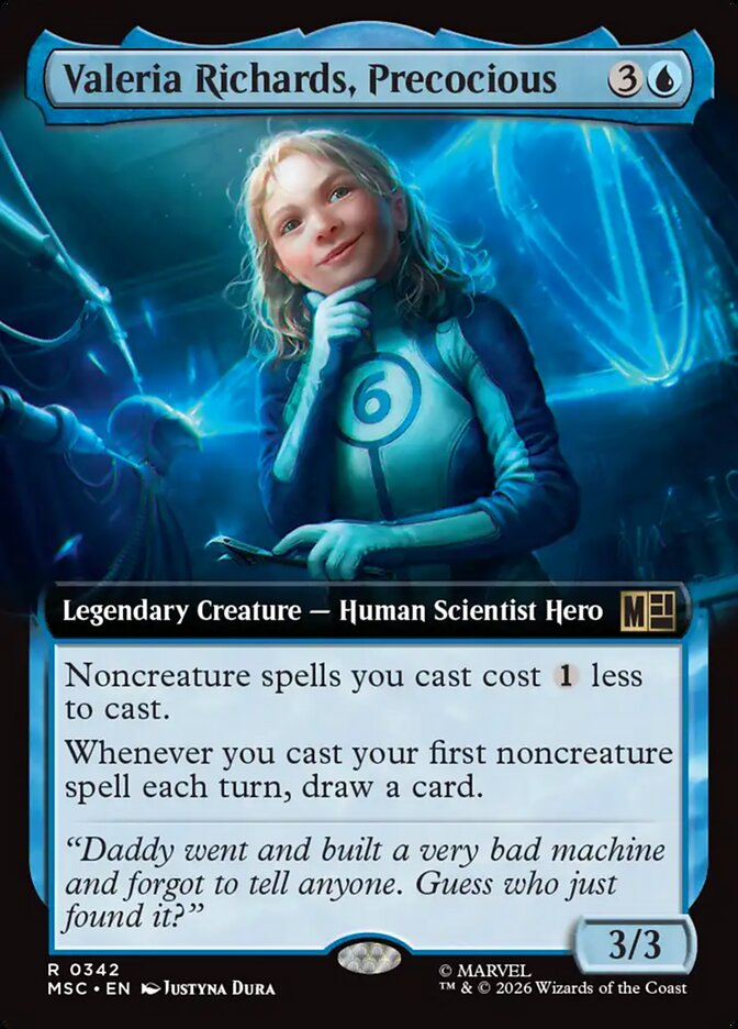 Valeria Richards, Precocious — Marvel Super Heroes Commander (MSC) #342