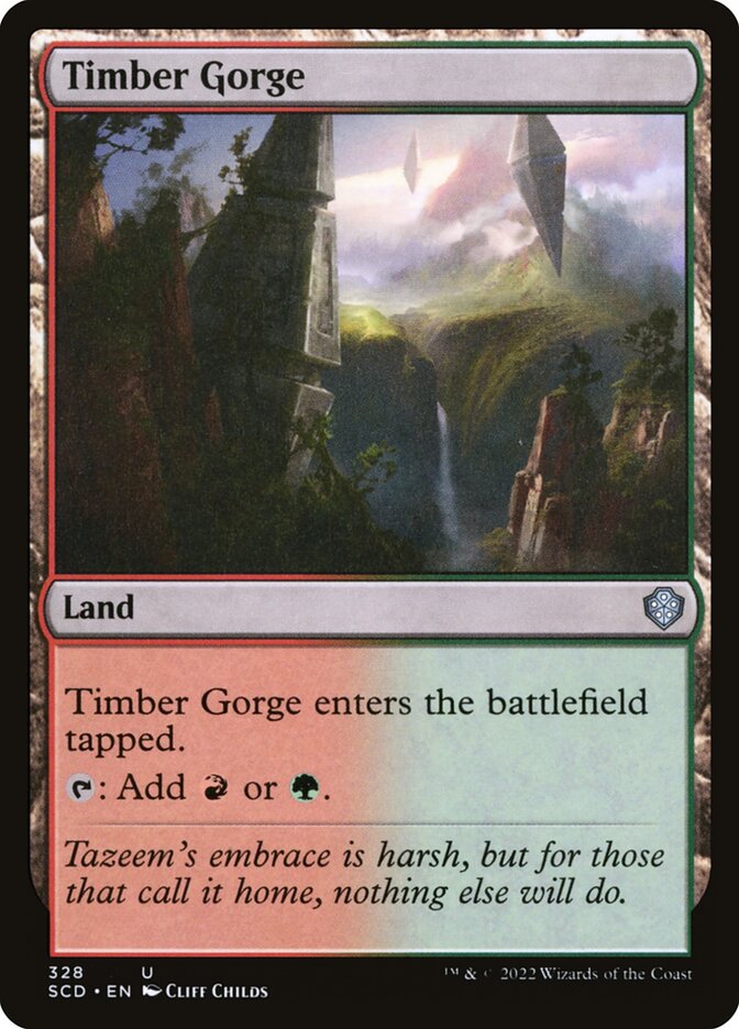 Timber Gorge — Starter Commander Decks (SCD) #328