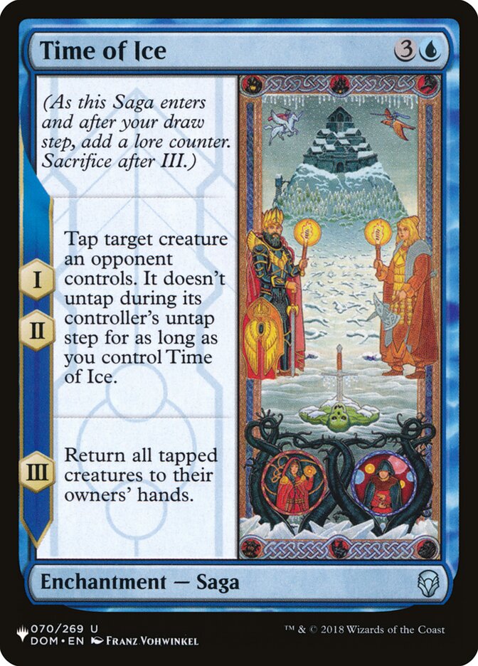 Time of Ice — The List (PLST) #DOM-70