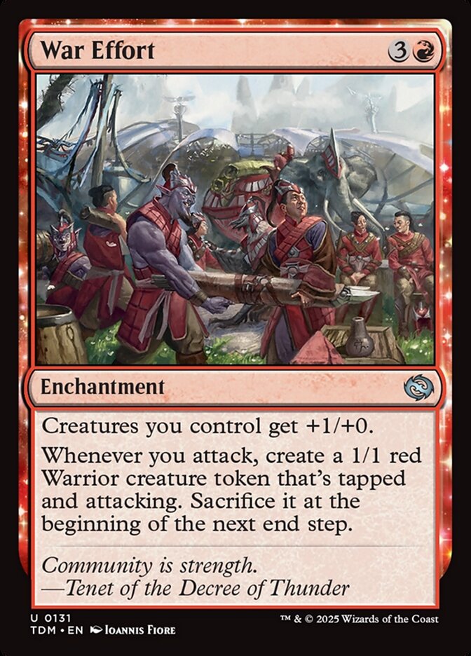 War Effort — Tarkir: Dragonstorm (TDM) #131