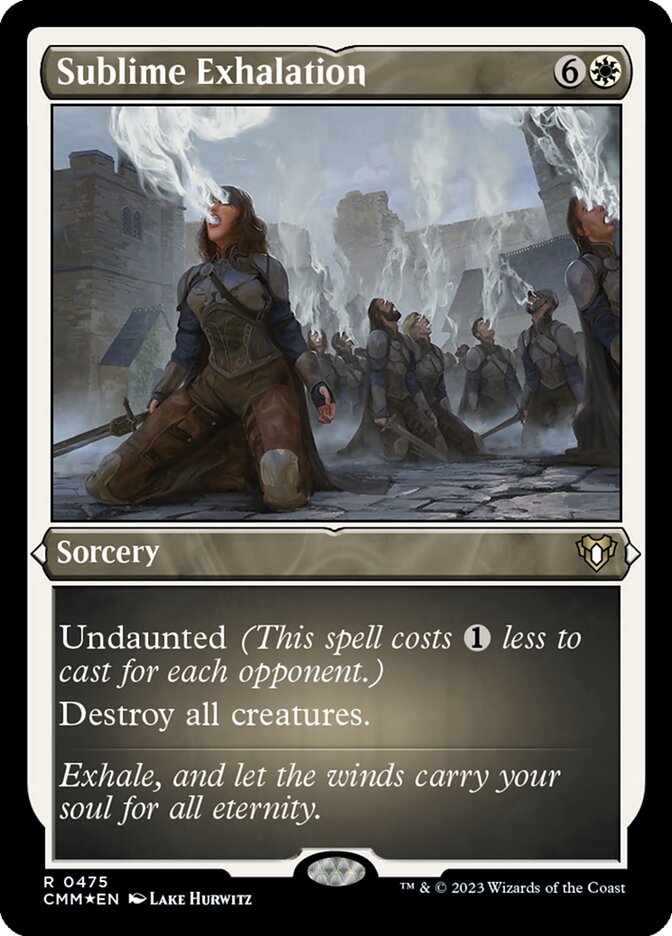 Sublime Exhalation — Commander Masters (CMM) #475