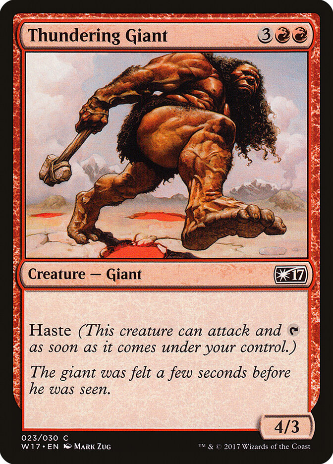 Thundering Giant — Welcome Deck 2017 (W17) #23