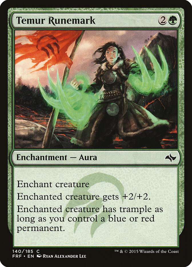 Temur Runemark — Fate Reforged (FRF) #140