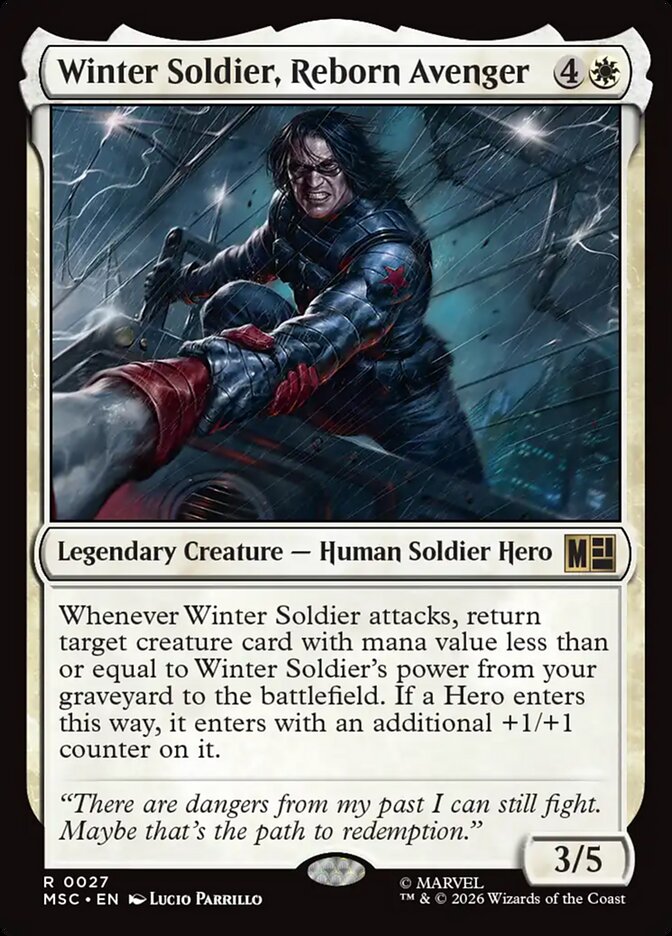 Winter Soldier, Reborn Avenger — Marvel Super Heroes Commander (MSC) #27