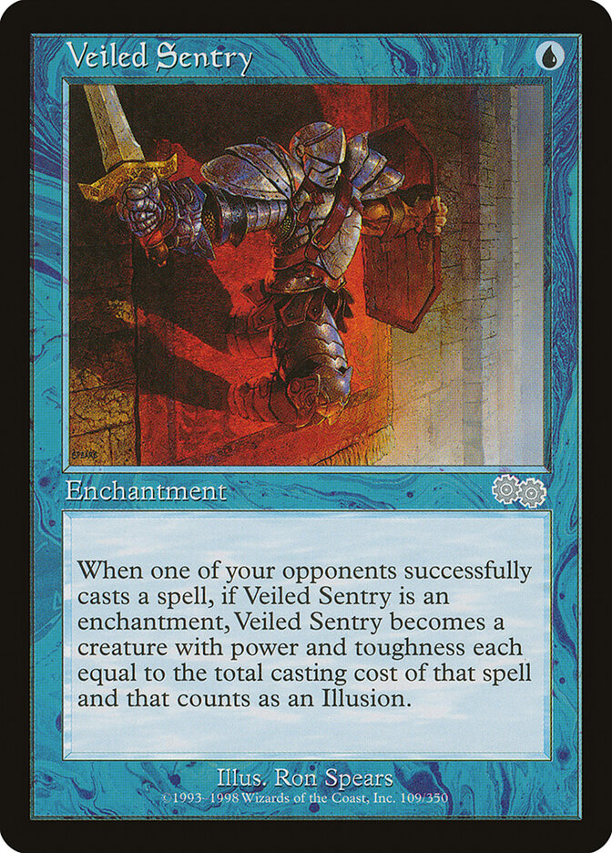 Veiled Sentry — Urza's Saga (USG) #109