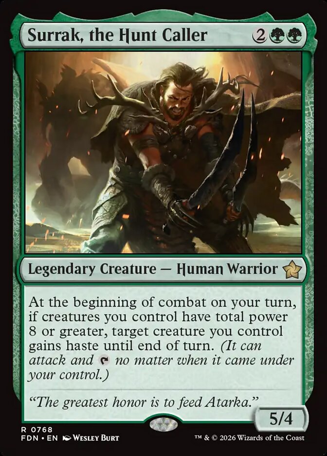 Surrak, the Hunt Caller — Foundations (FDN) #768