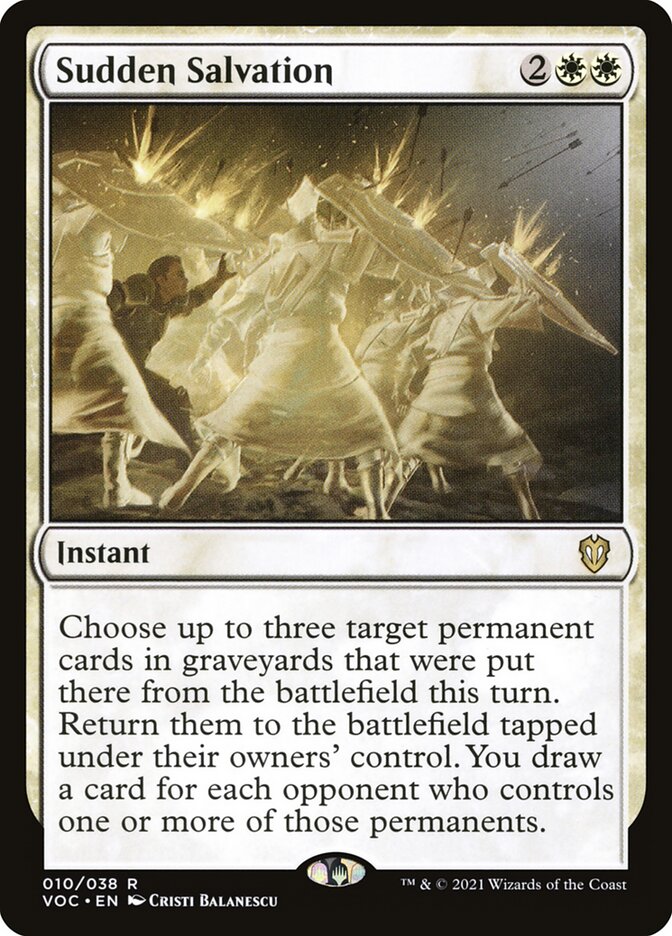 Sudden Salvation — Crimson Vow Commander (VOC) #10