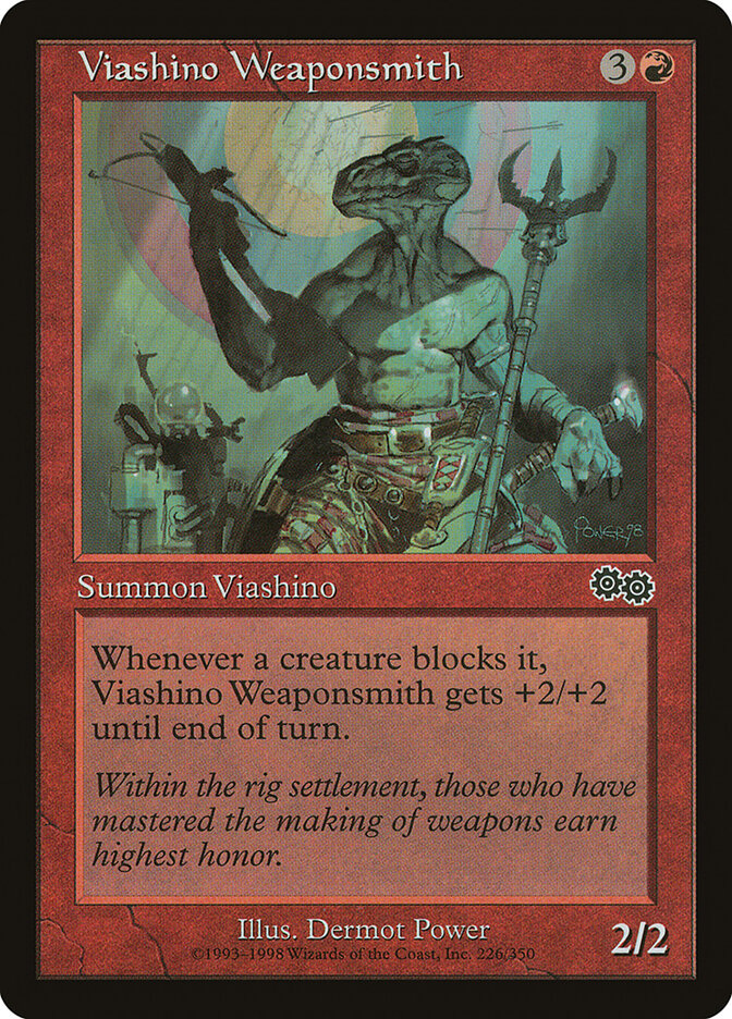 Viashino Weaponsmith — Urza's Saga (USG) #226