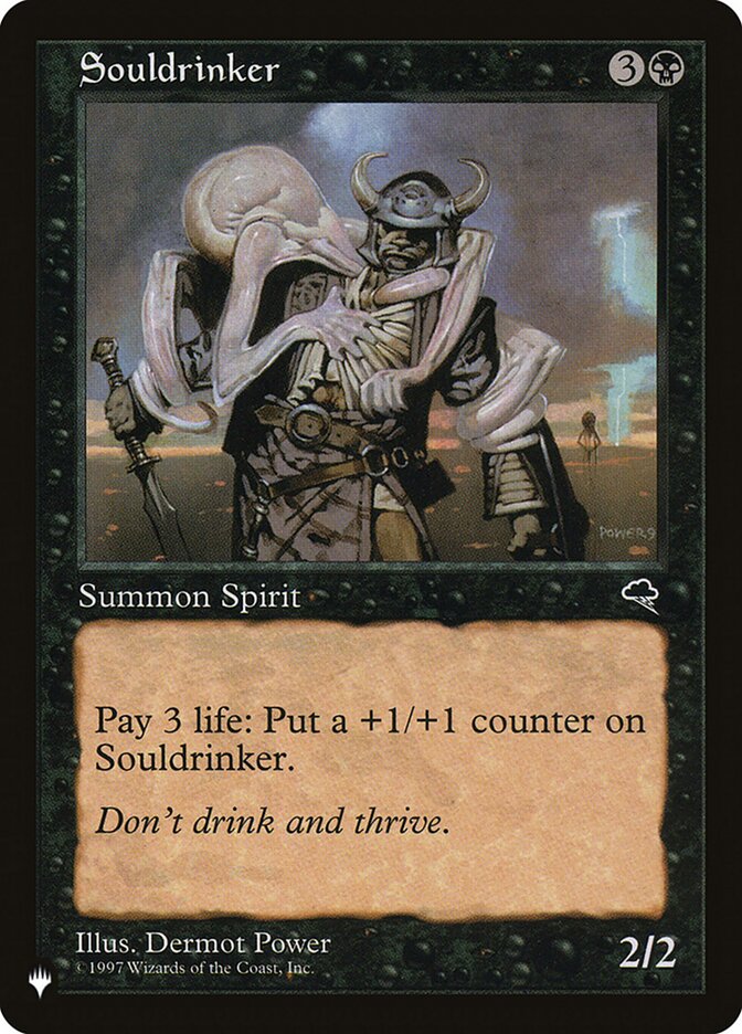 Souldrinker — The List (PLST) #TMP-158