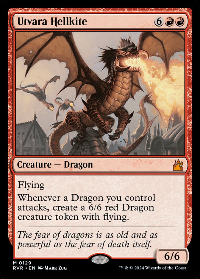 Utvara Hellkite — Ravnica Remastered (RVR) #129