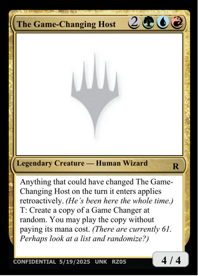 The Game-Changing Host — Unknown Event (UNK) #RZ05j