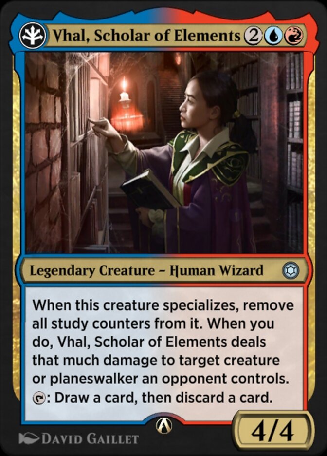 Vhal, Scholar of Elements — Alchemy Horizons: Baldur's Gate (HBG) #8r