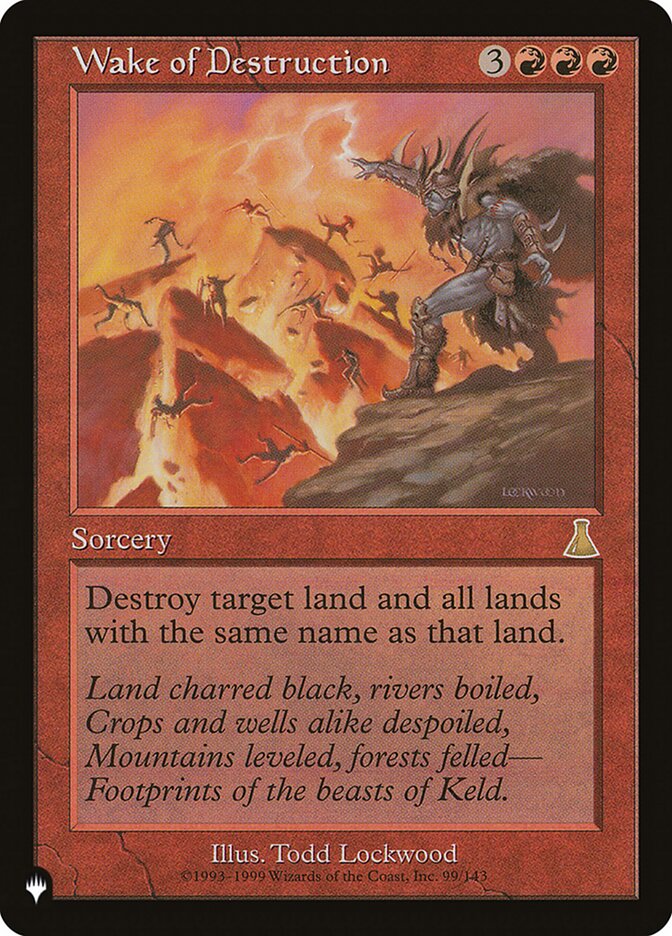 Wake of Destruction — The List (PLST) #UDS-99
