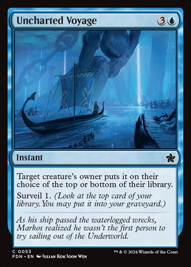 Uncharted Voyage — Foundations (FDN) #53