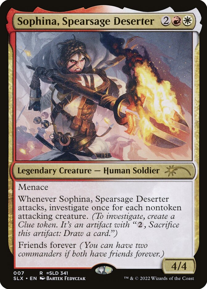 Sophina, Spearsage Deserter — Universes Within (SLX) #7