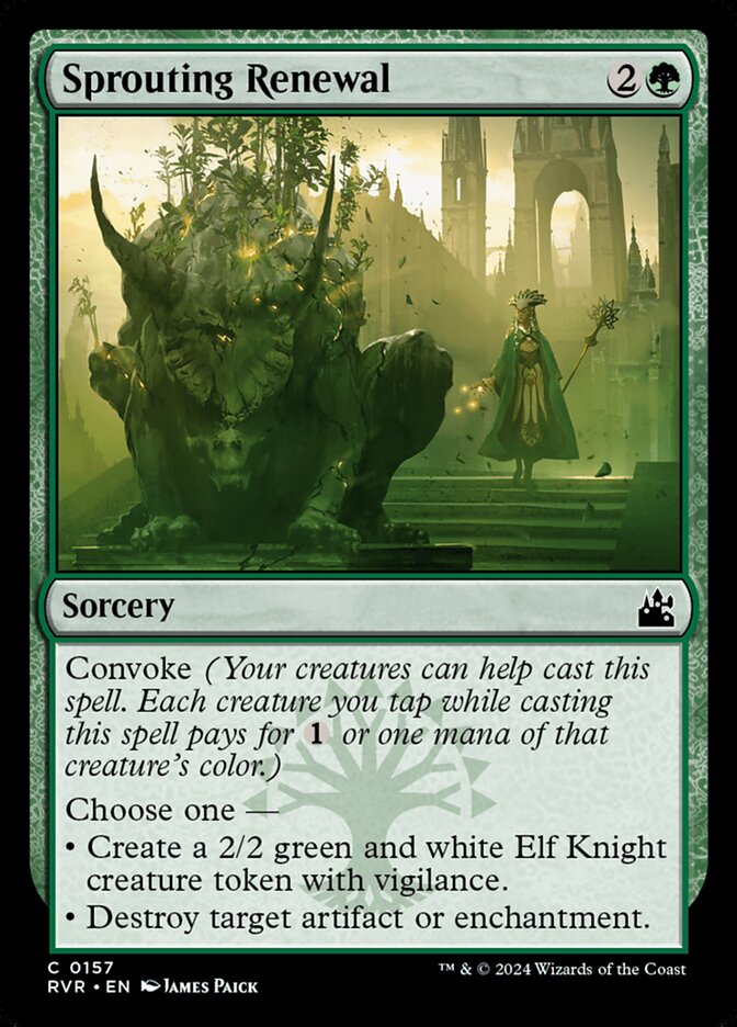 Sprouting Renewal — Ravnica Remastered (RVR) #157
