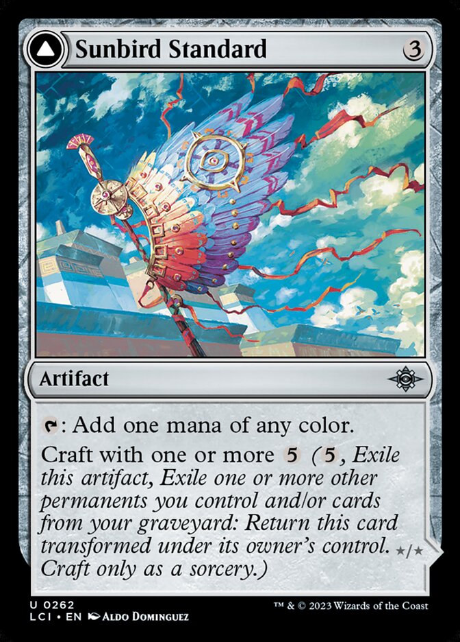 Sunbird Standard // Sunbird Effigy — The Lost Caverns of Ixalan (LCI) #262
