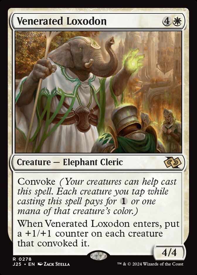 Venerated Loxodon — Foundations Jumpstart (J25) #278