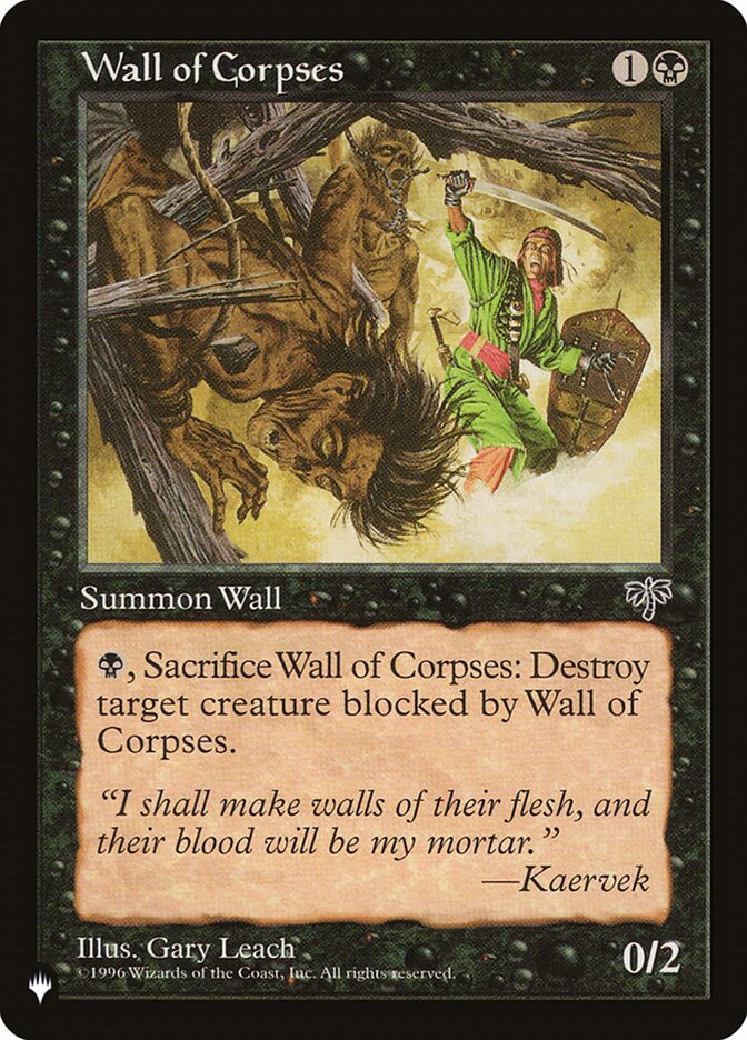 Wall of Corpses — The List (PLST) #MIR-151
