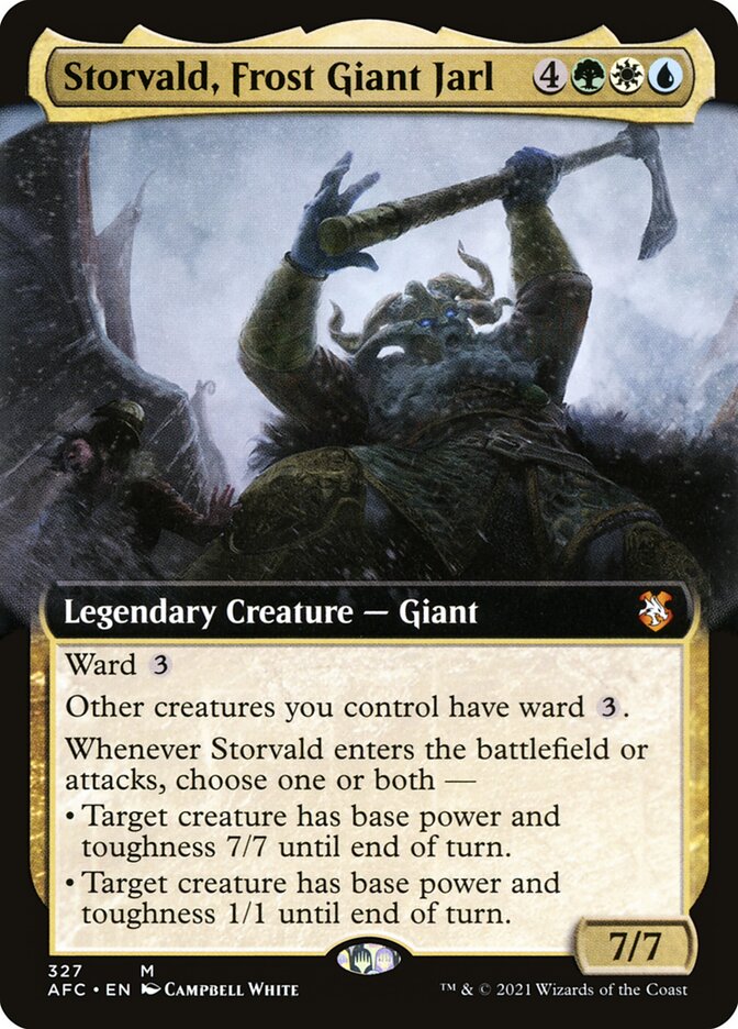 Storvald, Frost Giant Jarl — Forgotten Realms Commander (AFC) #327