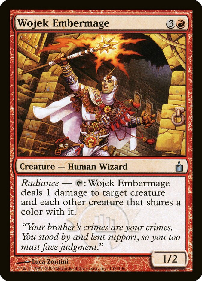 Wojek Embermage — Ravnica: City of Guilds (RAV) #152