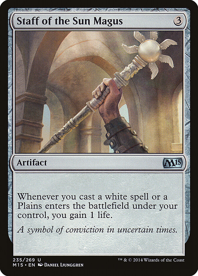 Staff of the Sun Magus — Magic 2015 (M15) #235