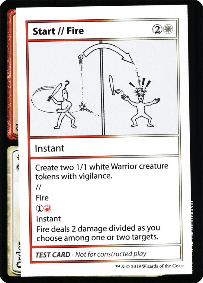 Start // Fire — Mystery Booster Playtest Cards 2021 (CMB2) #101