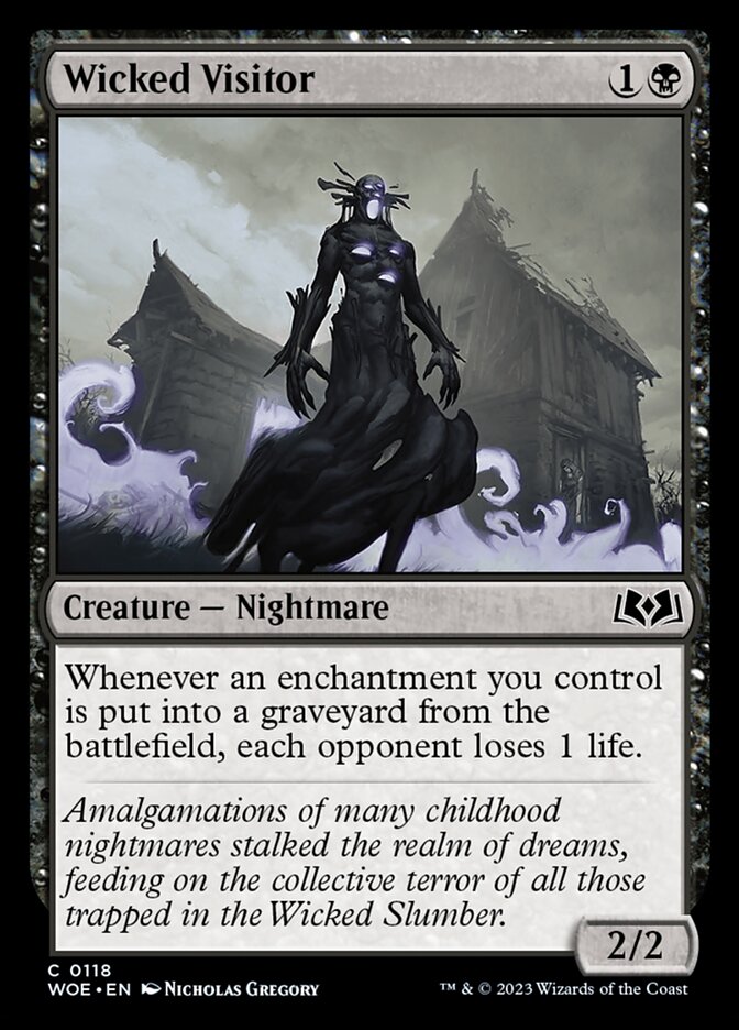 Wicked Visitor — Wilds of Eldraine (WOE) #118