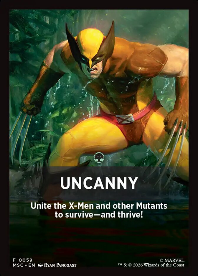 Uncanny — Marvel Super Heroes Jumpstart Front Cards (FMSC) #59
