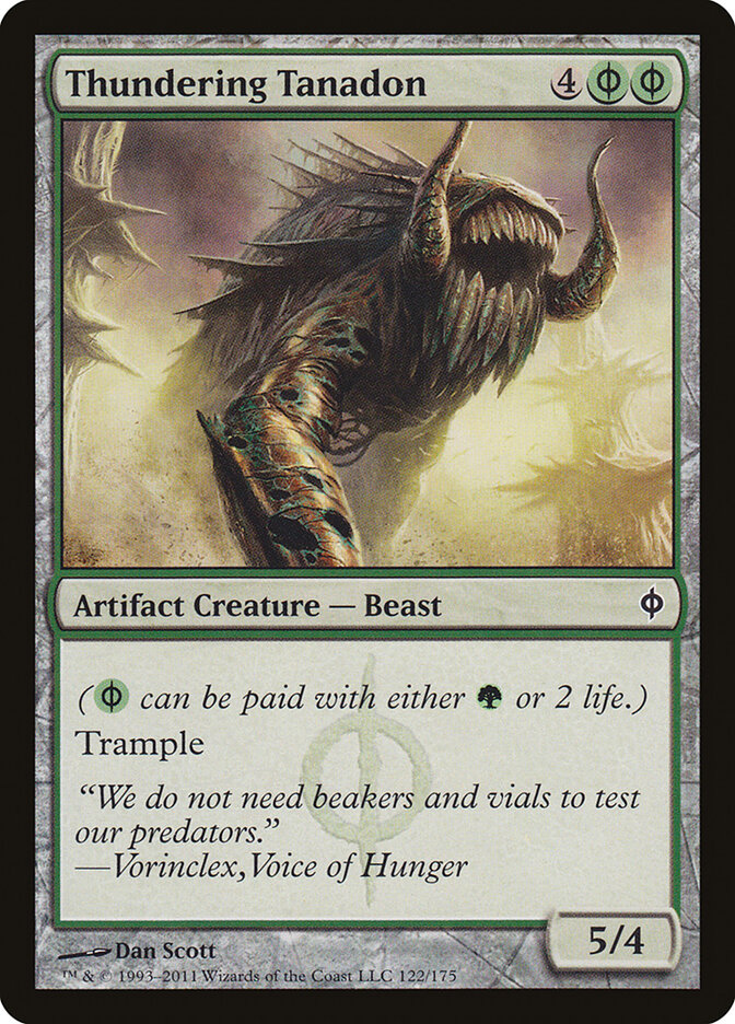 Thundering Tanadon — New Phyrexia (NPH) #122