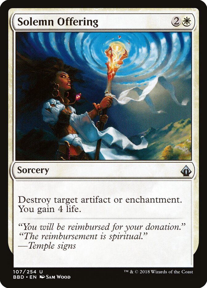 Solemn Offering — Battlebond (BBD) #107