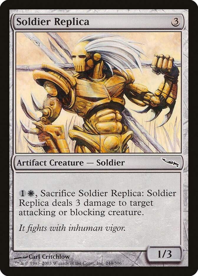 Soldier Replica — Mirrodin (MRD) #244