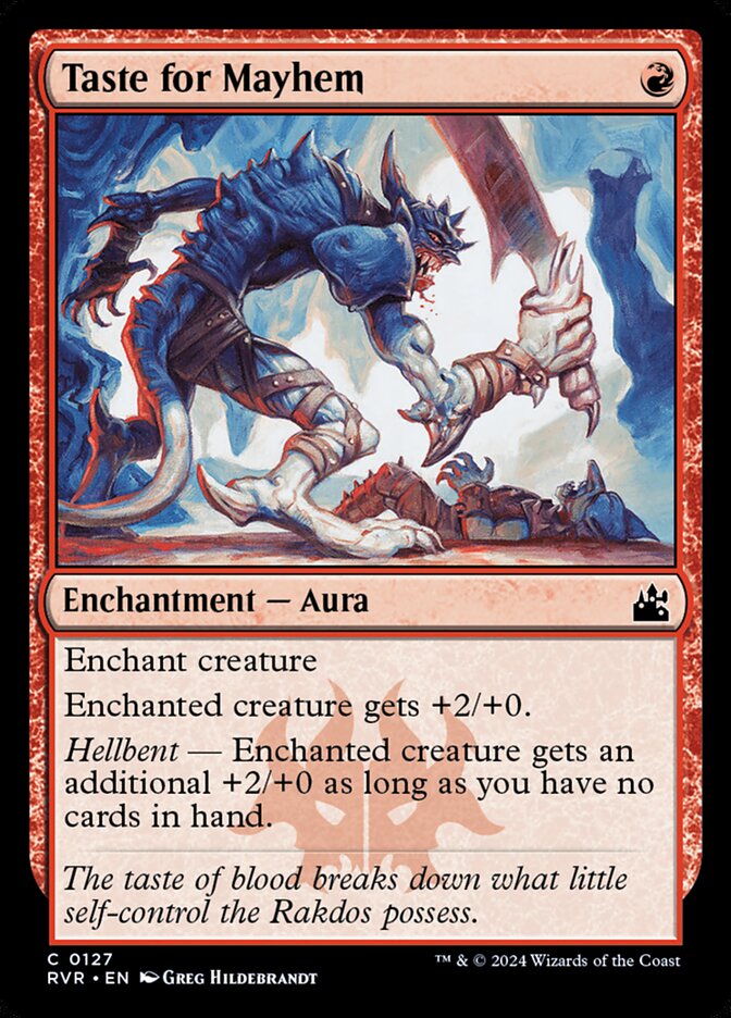 Taste for Mayhem — Ravnica Remastered (RVR) #127