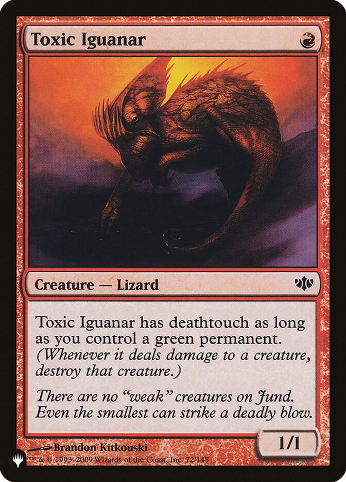 Toxic Iguanar — The List (PLST) #CON-72