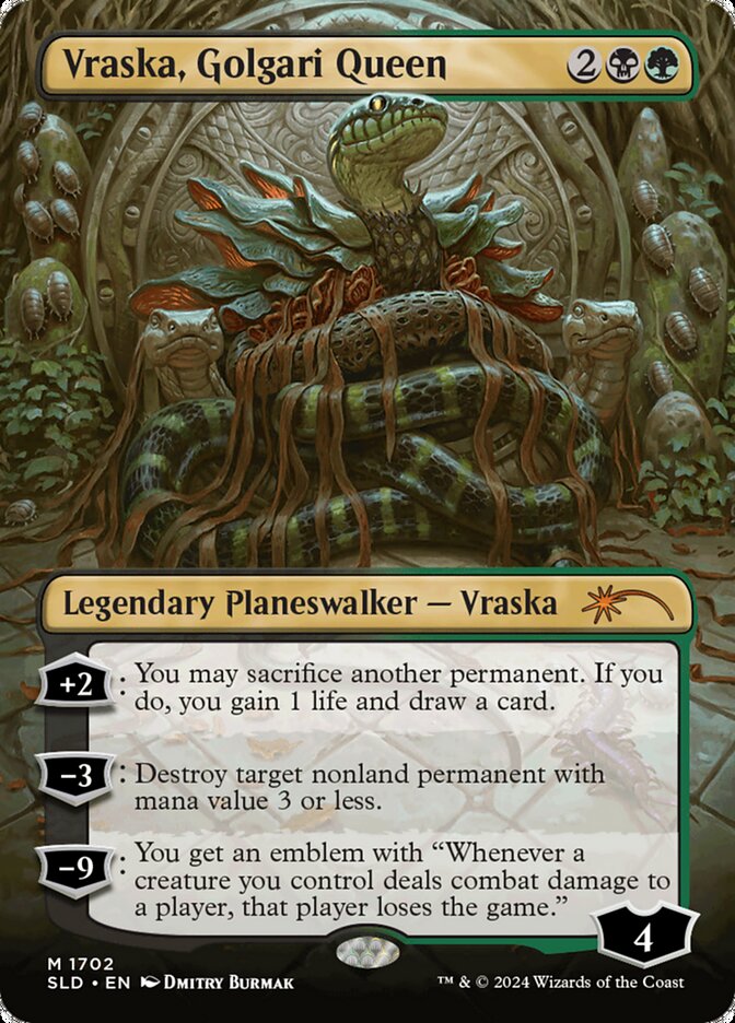 Vraska, Golgari Queen — Secret Lair Drop (SLD) #1702