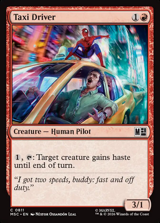 Taxi Driver — Marvel Super Heroes Commander (MSC) #811